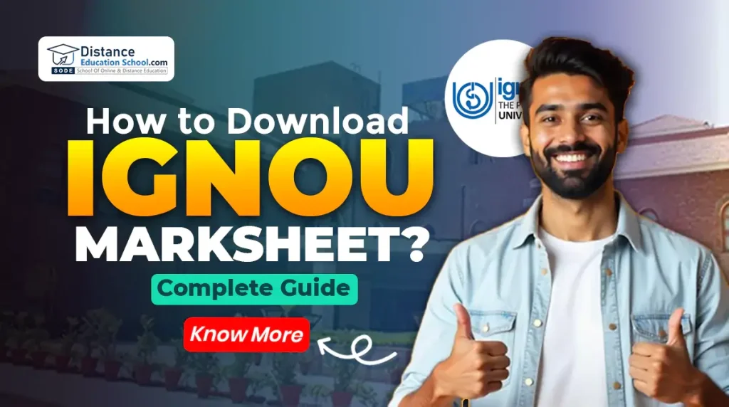 how to download IGNOU Marksheet