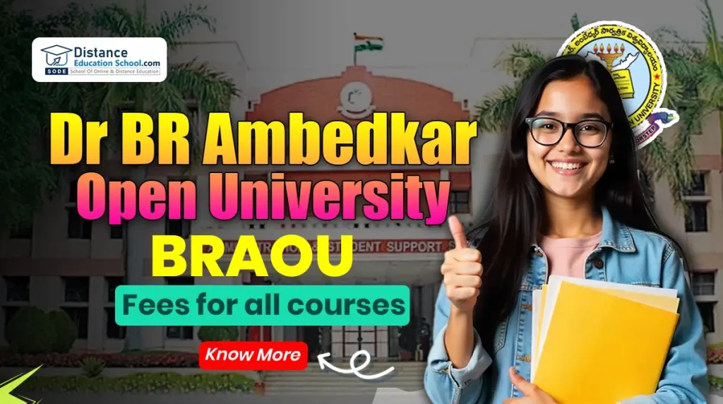 Dr BR Ambedkar Open University BRAOU Fees for all courses