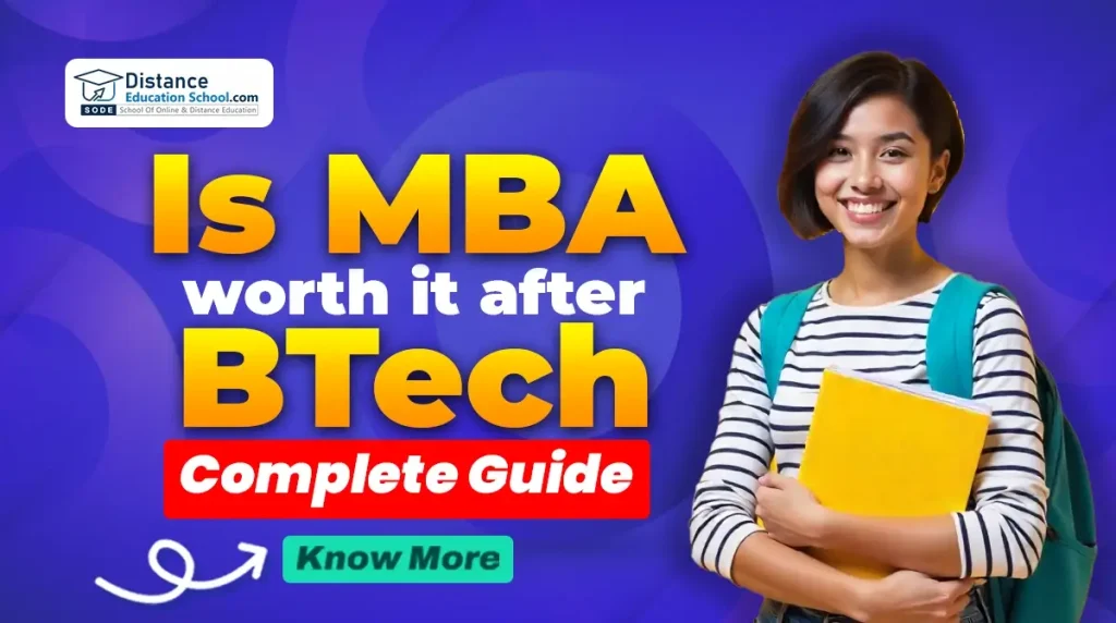 Is MBA worth it after BTech?