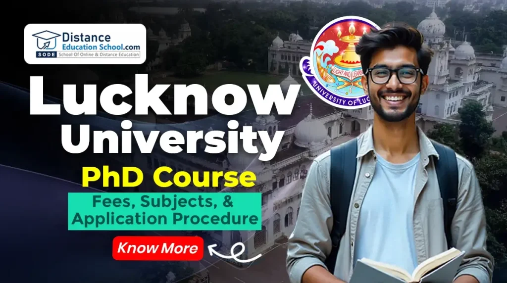 Lucknow University PhD Course Fees