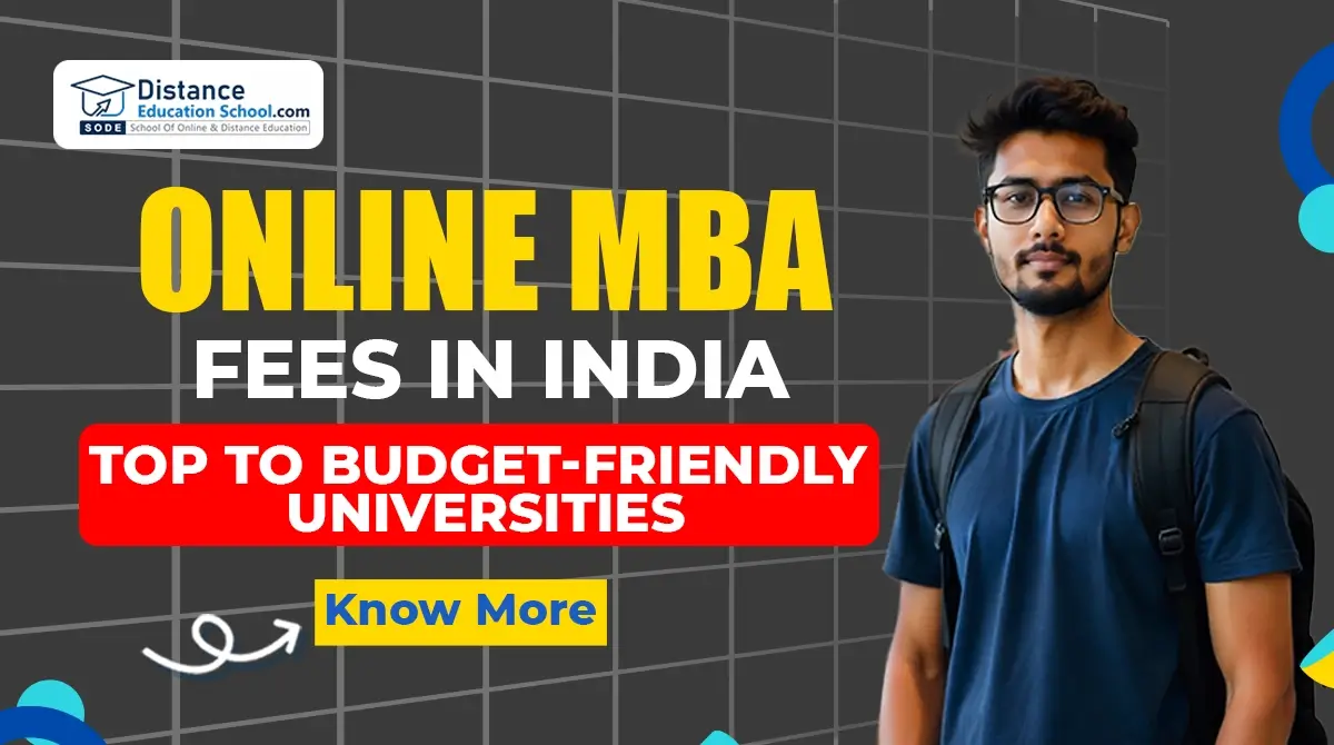 Online MBA Fees in India