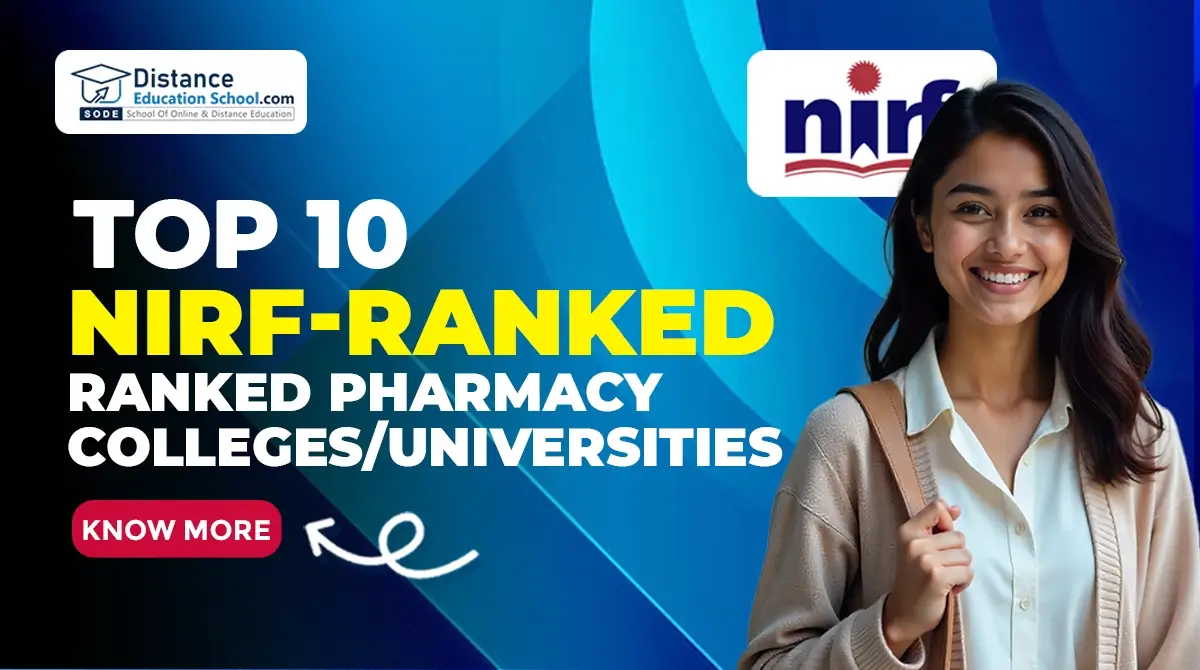Top 10 NIRF-Ranked Pharmacy Colleges/Universities in 2025