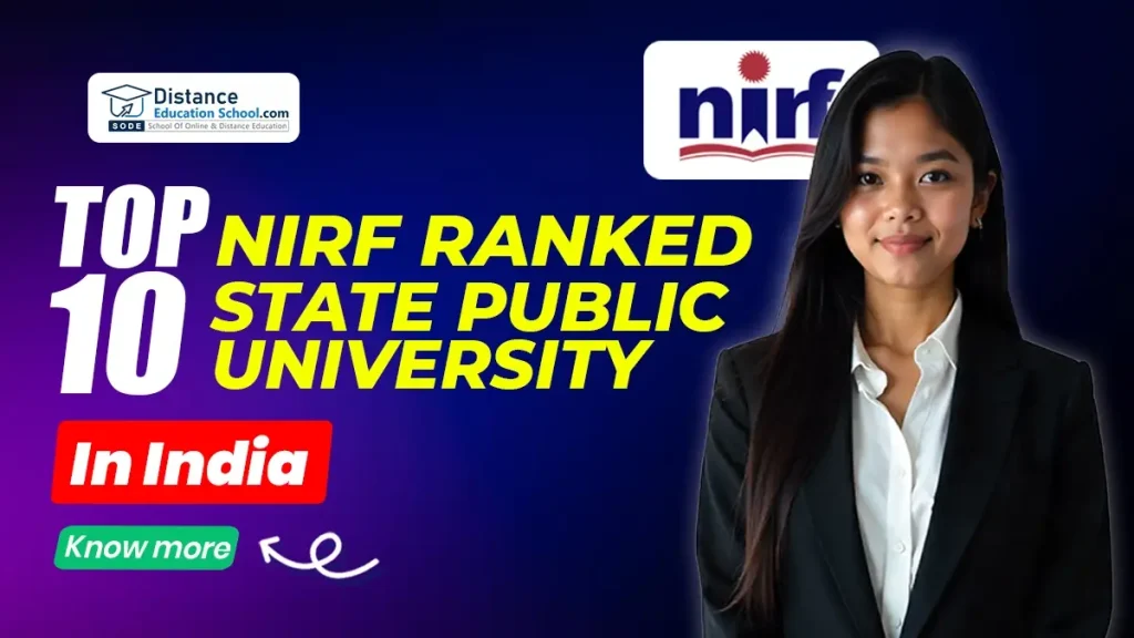 Top 10 NIRF Ranked State Public University in India