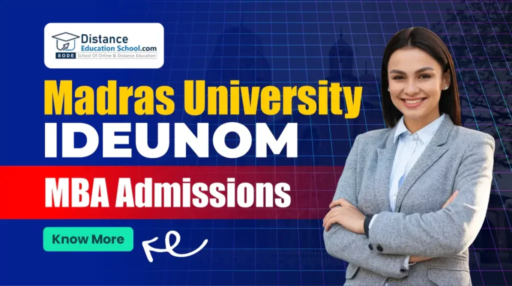 Madras University Distance Education