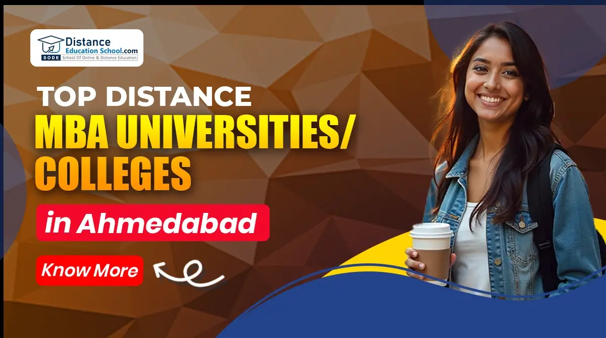 Top Distance MBA Universities/ Colleges in Ahmedabad 2025