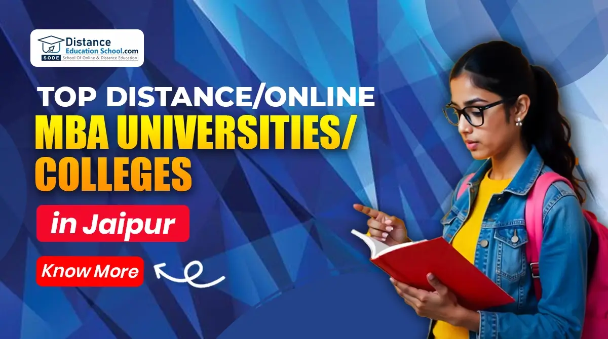 Top Distance/Online MBA Universities in Jaipur