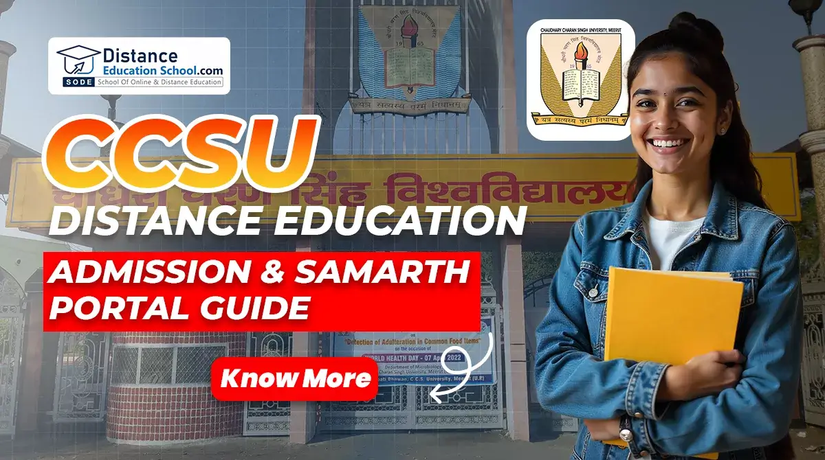 CCSU Distance Education 2026: Admission & Samarth Portal Guide