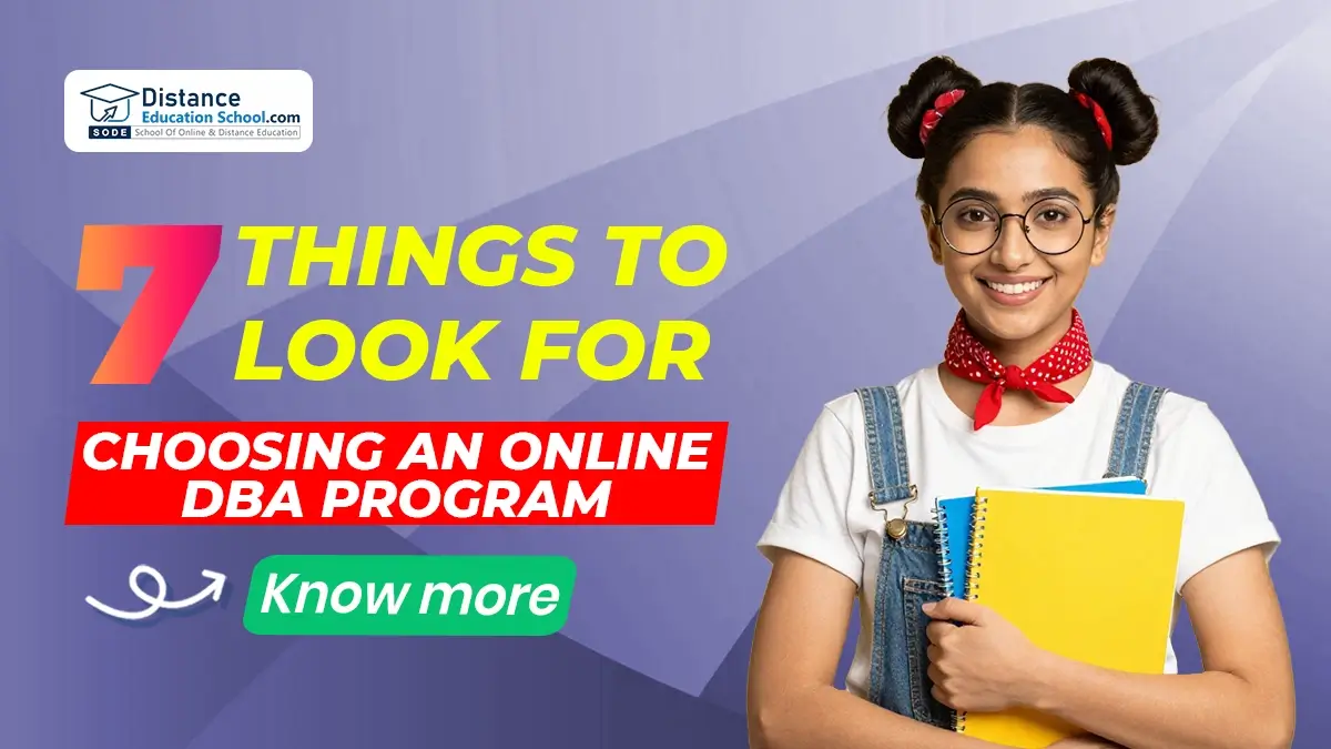 7 Things to Look for Online DBA Program