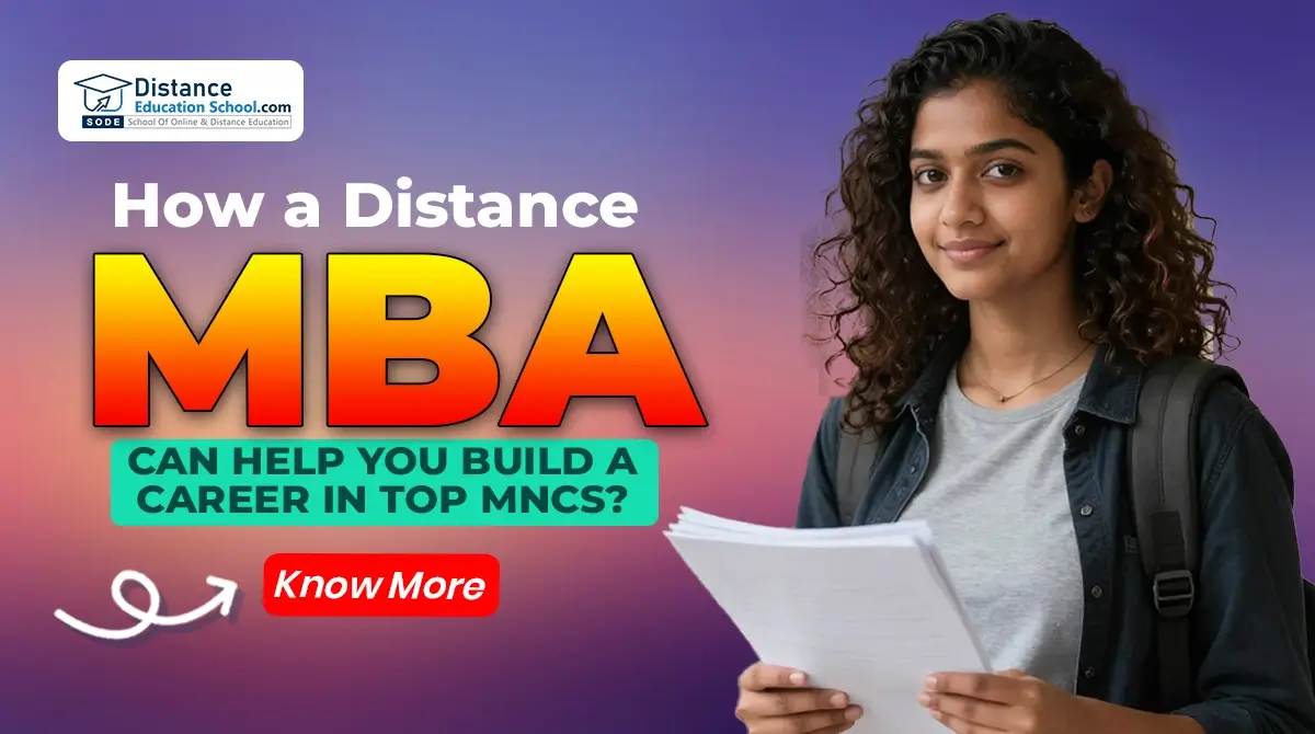 how a distance MBA helps build a career in MNCs