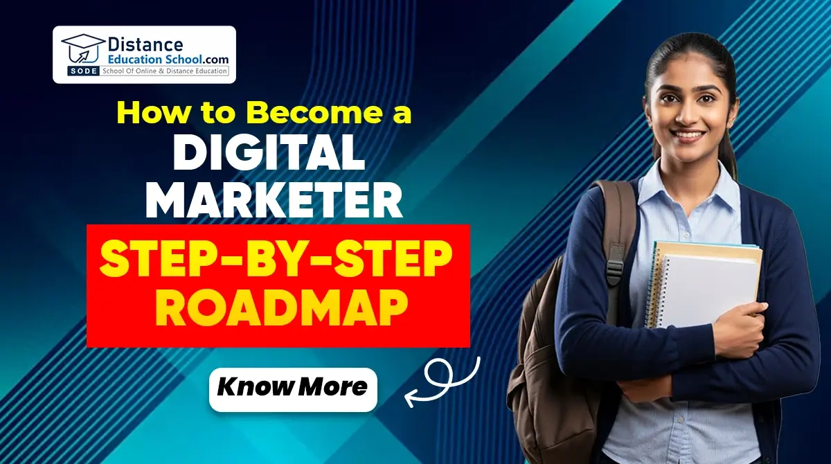 Digital marketer career roadmap with step-by-step guide for beginners