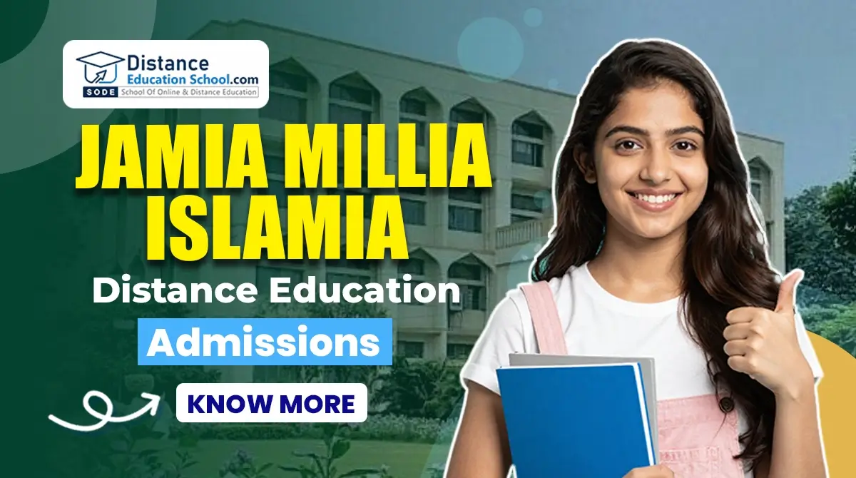 Jamia Millia Islamia Distance Education Admissions 2026 details
