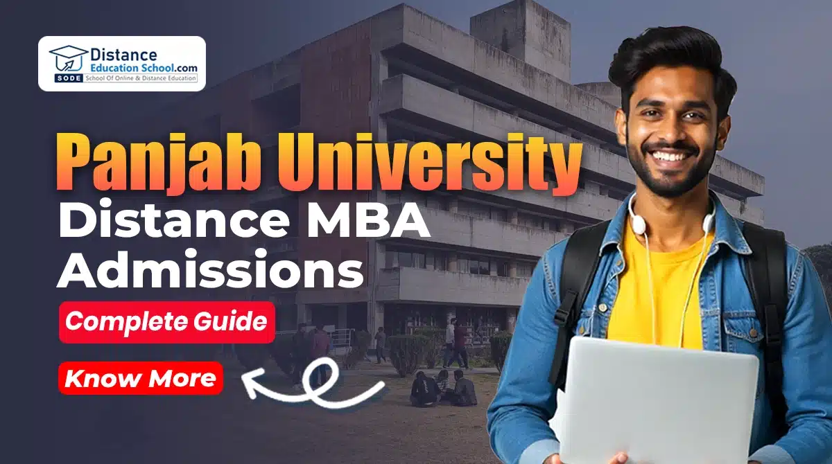 Panjab University Distance MBA admissions 2026 complete guide