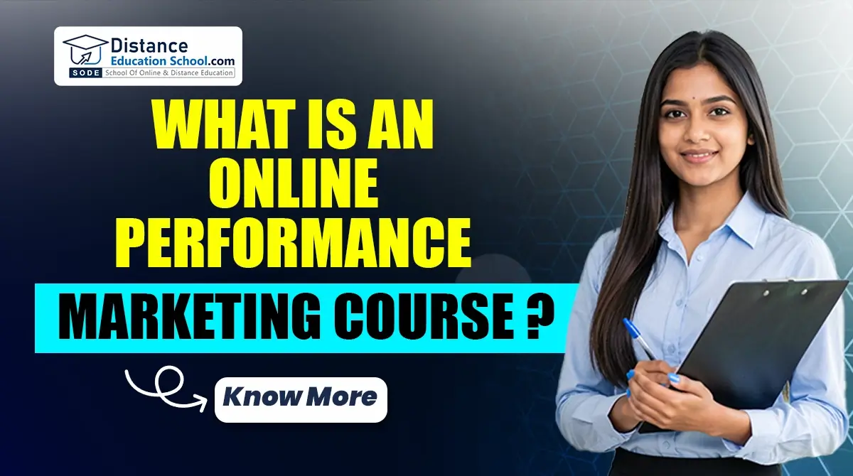 What is an online performance marketing course and career opportunities