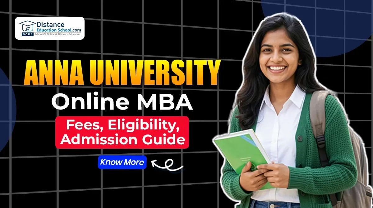 Anna University online MBA fees eligibility admission 2026