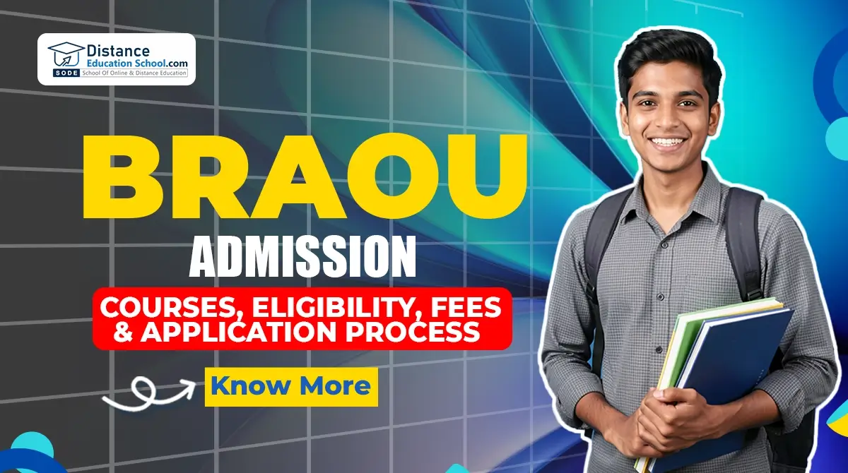 BRAOU Admission 2026 courses eligibility fees and application process