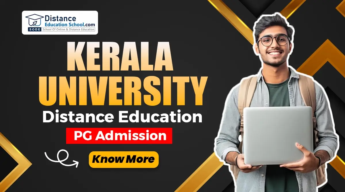 Kerala University Distance Education PG admission process 2026