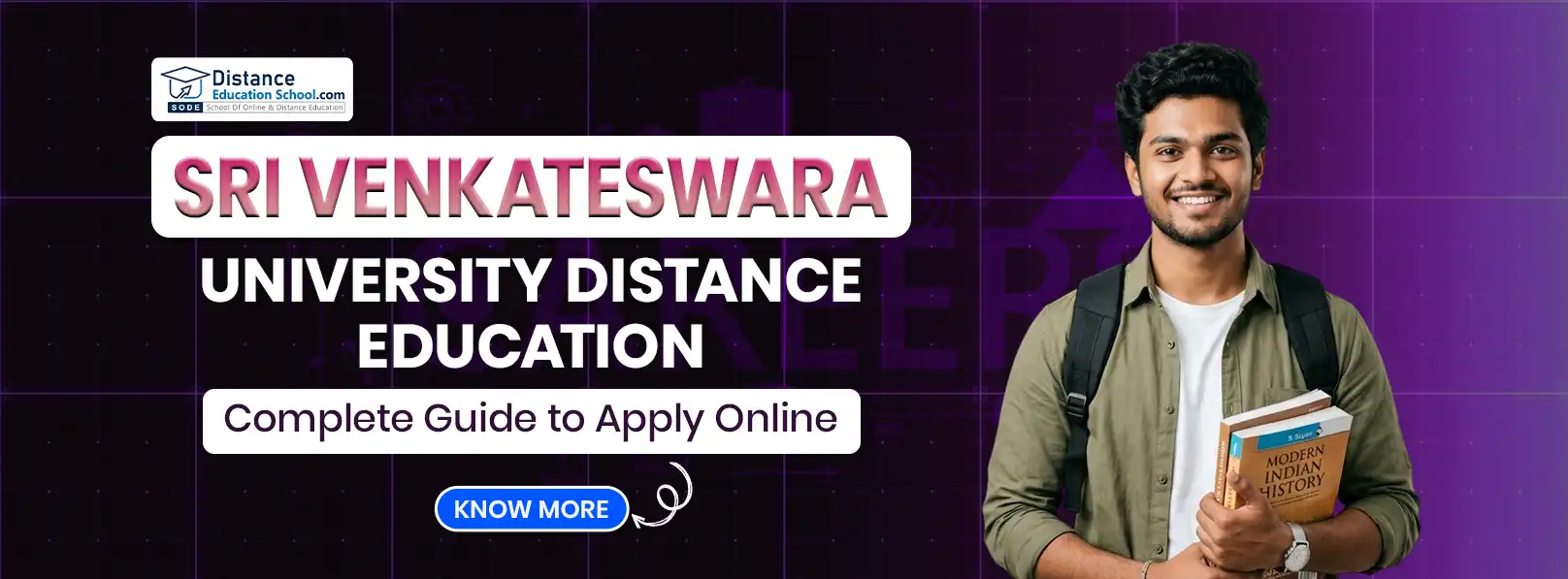 Sri Venkateswara University distance education admission 2026