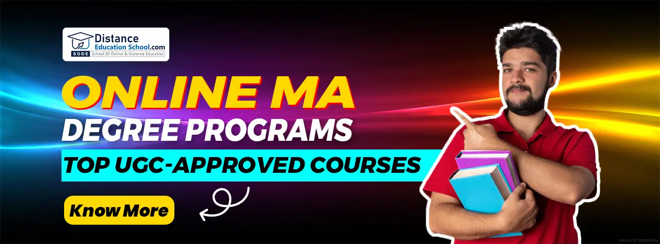 Online MA Degree Programs in India 2026