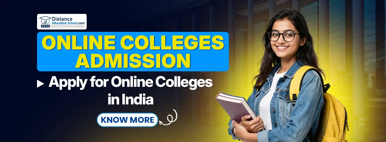 Online Colleges Admission Apply for Best Online Colleges in India