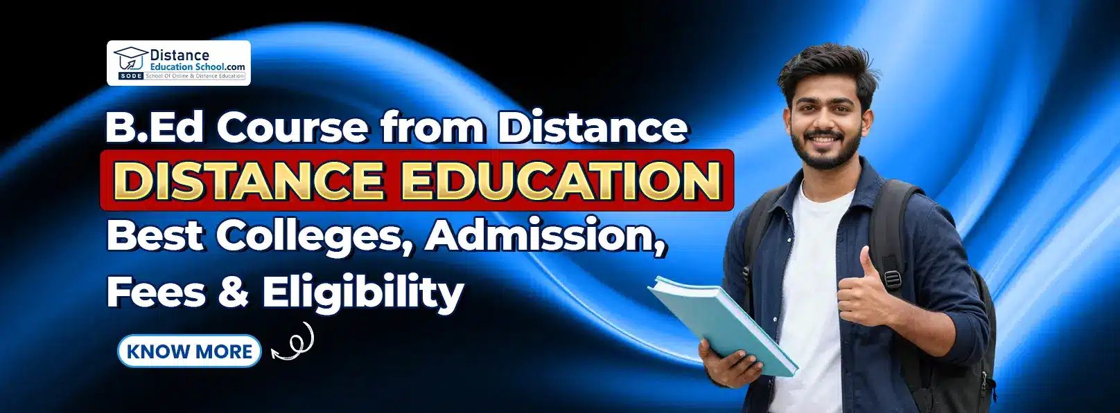 B.Ed Course from Distance Education with best colleges, fees, eligibility and admission 2026